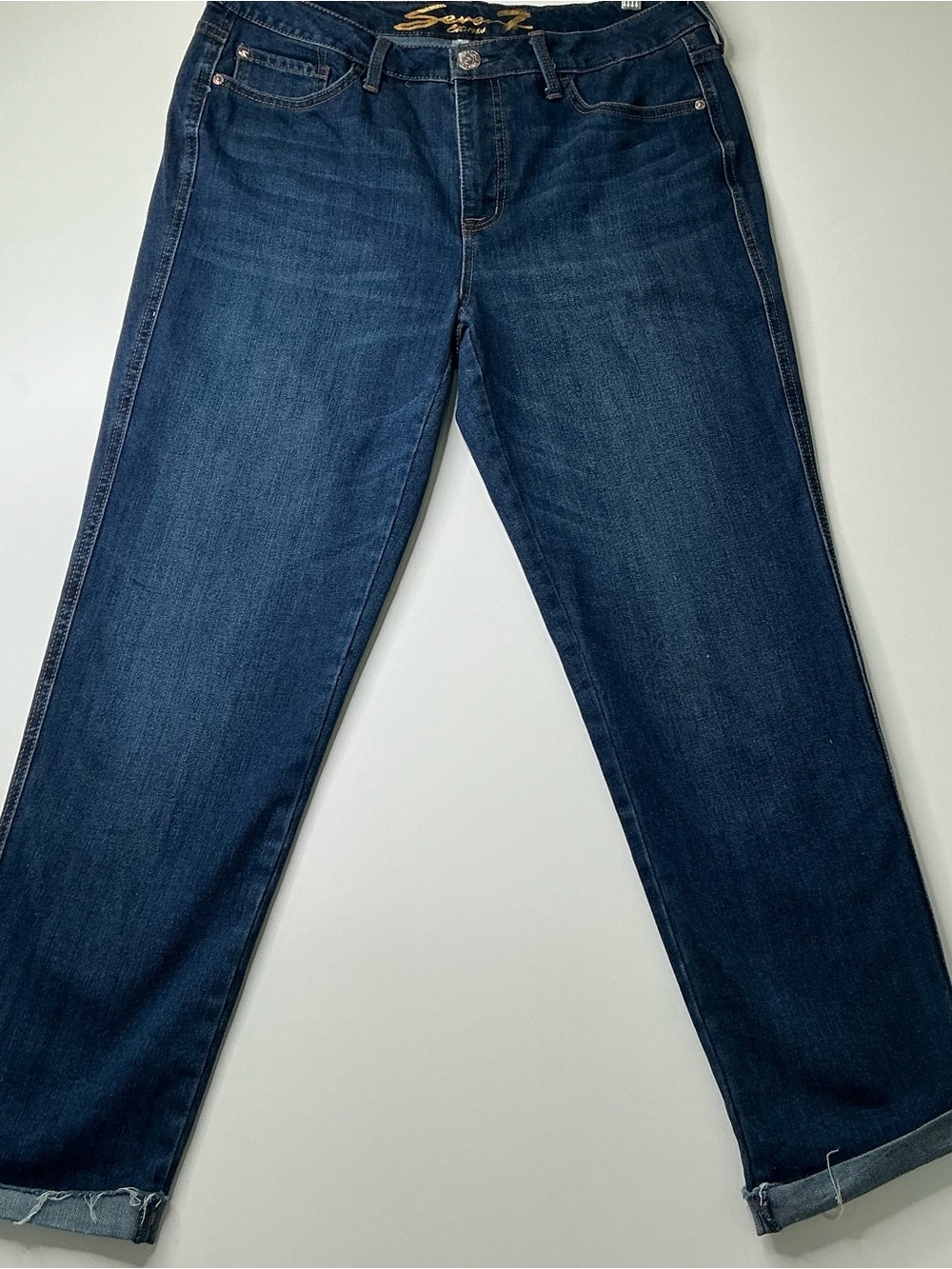 Seven7 Jeans Women’s Size 8 Dark Wash Mid Rise Skinny Stretch Denim